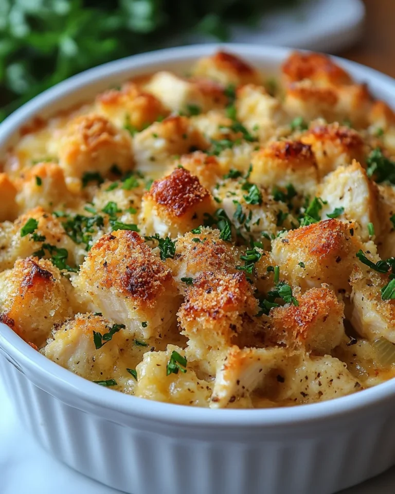 Savory Chicken Dressing Casserole for a Cozy Night