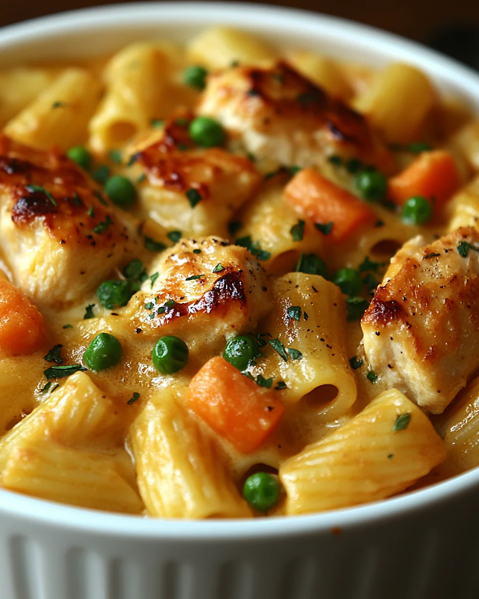 Homemade Chicken Pot Pie Pasta for Cozy Nights - additional image