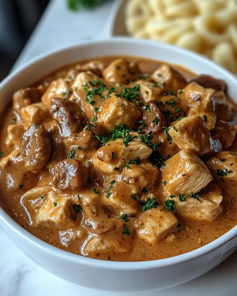 Delicious Homemade Chicken Stroganoff Recipe