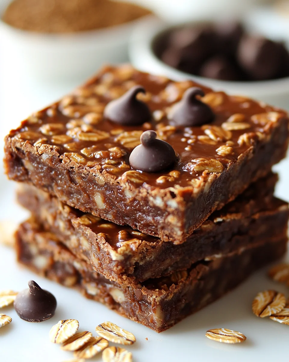 Homemade Chocolate Oatmeal Bars for a Delicious Treat - additional image