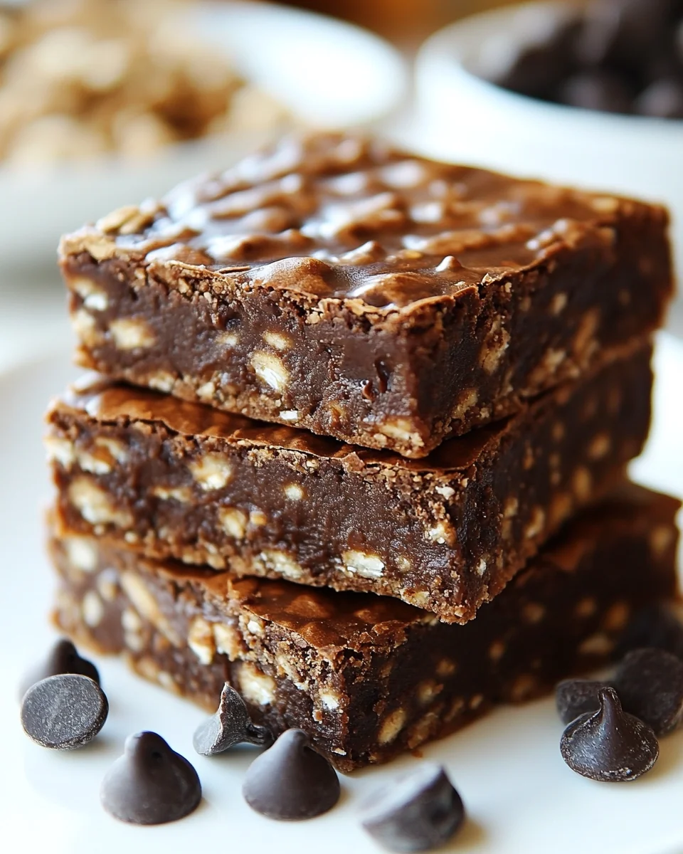Homemade Chocolate Oatmeal Bars for a Delicious Treat - additional image