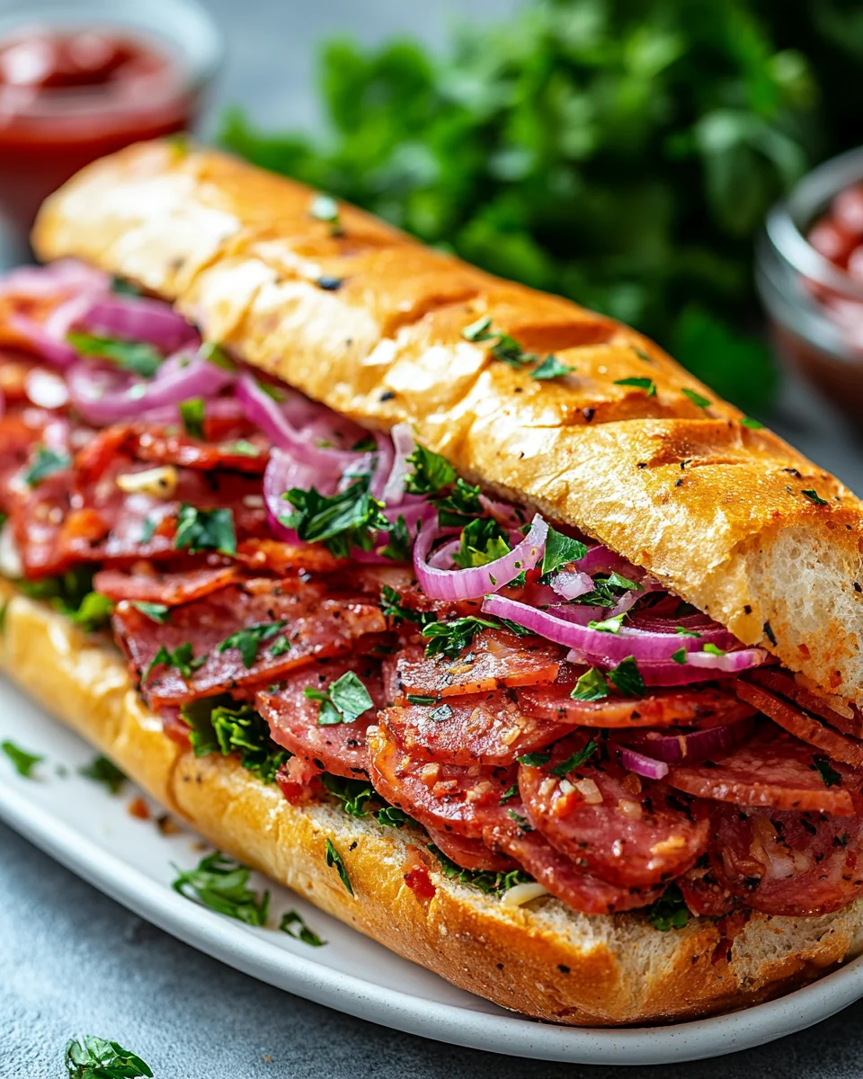 Chopped Italian Sandwich: A Fresh and Flavorful Classic - additional image