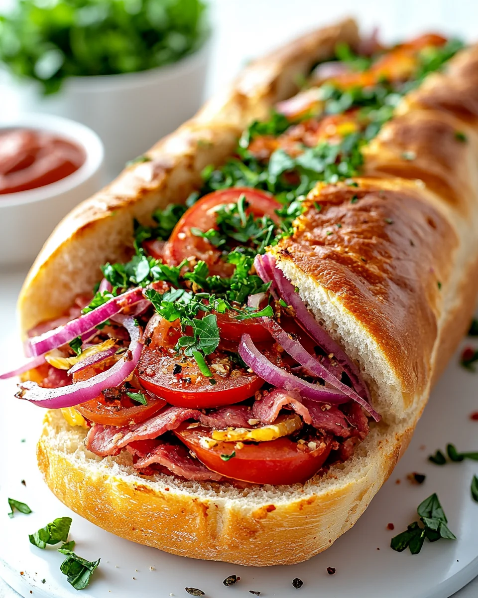 Chopped Italian Sandwich: A Fresh and Flavorful Classic - additional image