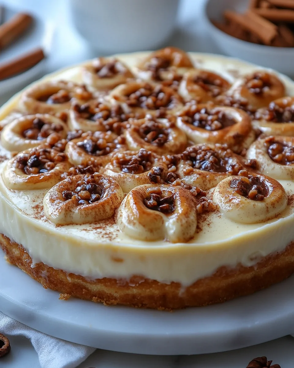 Delicious Cinnamon Roll Cheesecake Recipe - additional image