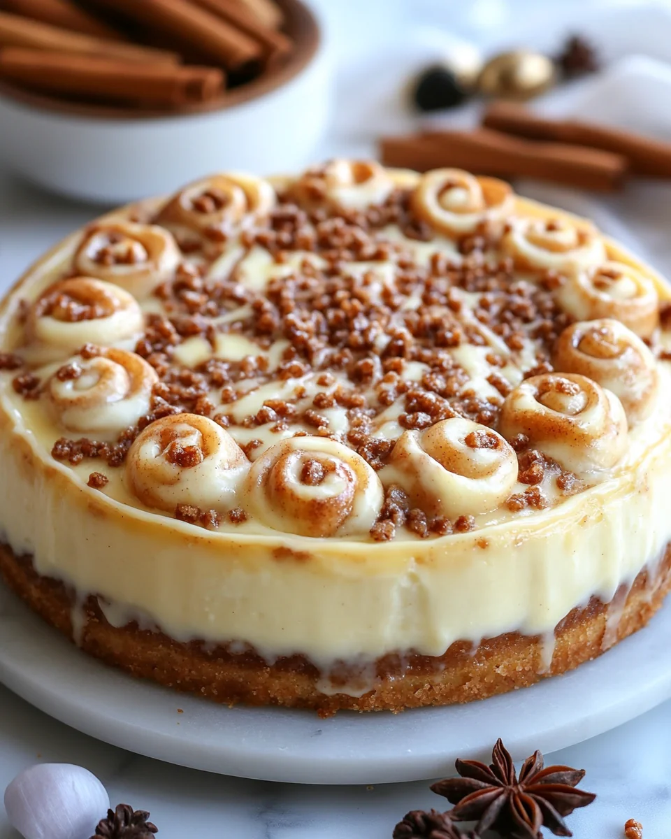 Delicious Cinnamon Roll Cheesecake Recipe - additional image