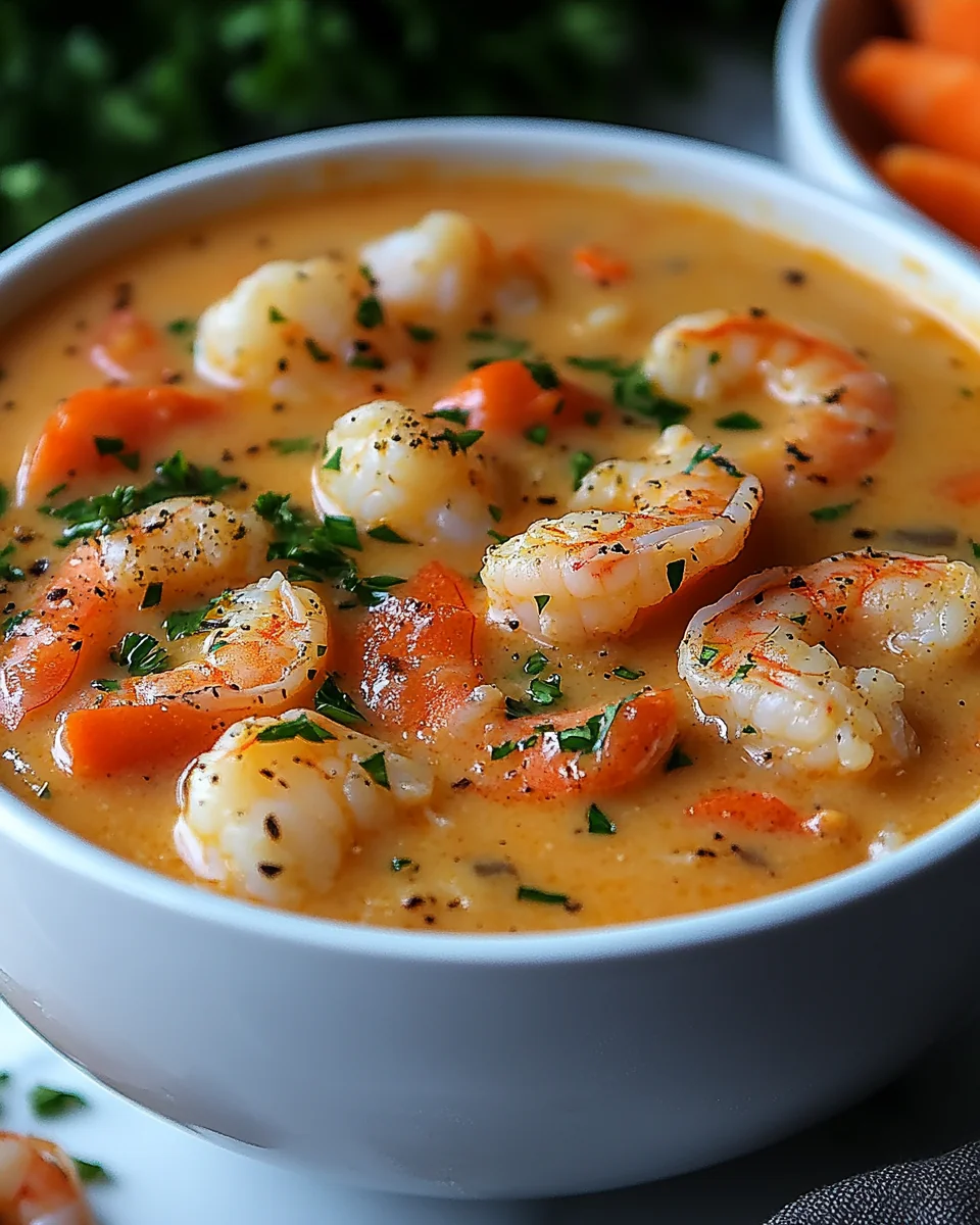 Creamy Seafood Bisque With Fresh Crab and Shrimp - additional image