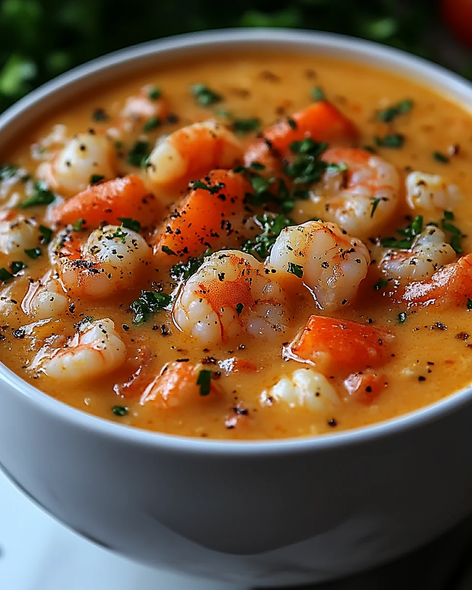Creamy Seafood Bisque With Fresh Crab and Shrimp - additional image