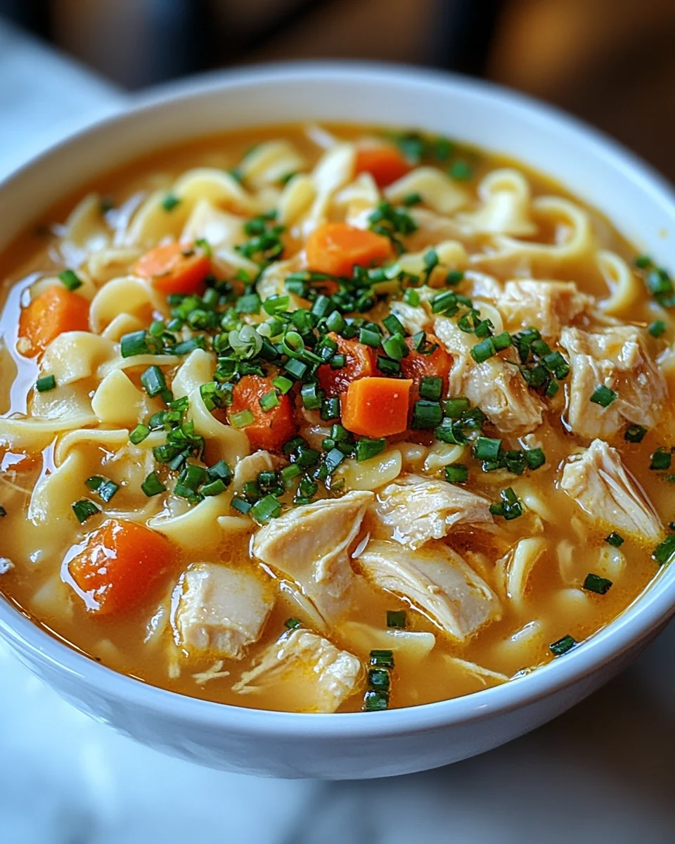 Creamy Crack Chicken Noodle Soup - additional image