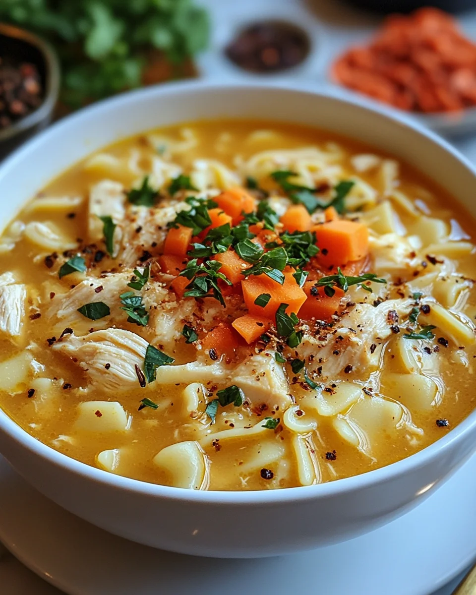 Creamy Crack Chicken Noodle Soup - additional image