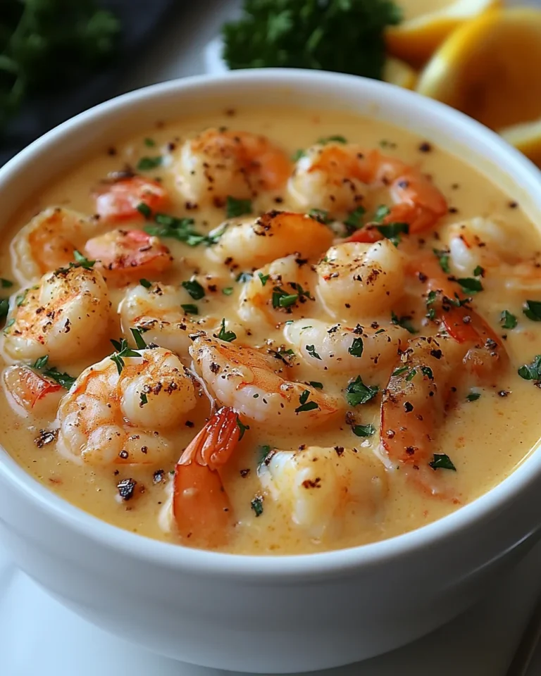 Creamy Seafood Bisque with Crab and Shrimp