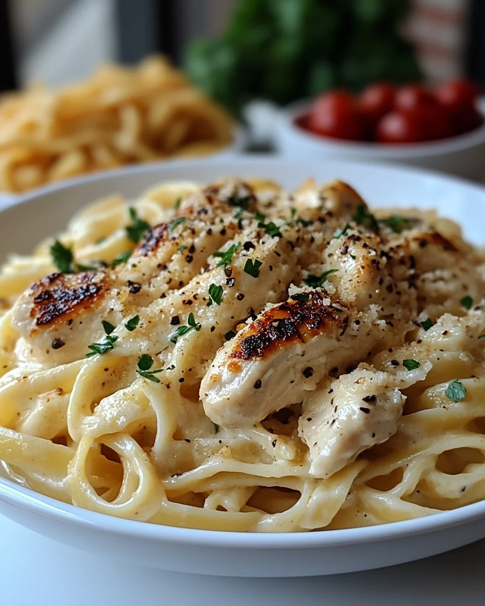 Creamy Garlic Parmesan Chicken Pasta Recipe - additional image