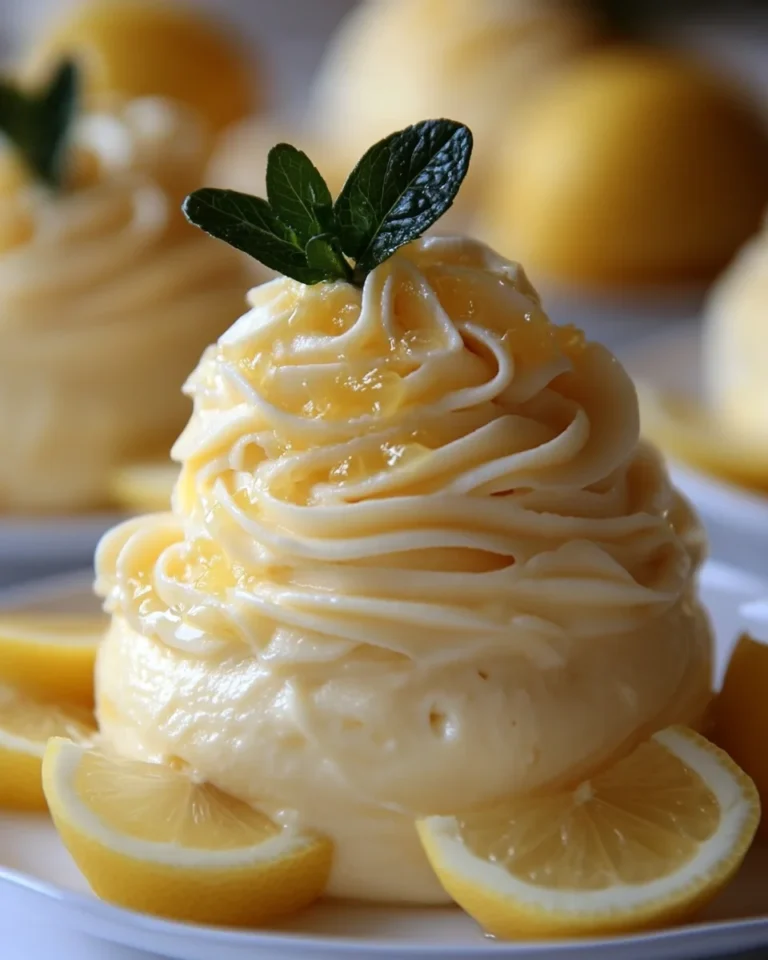 Creamy Lemon Mousse: A Refreshing and Delicious Dessert