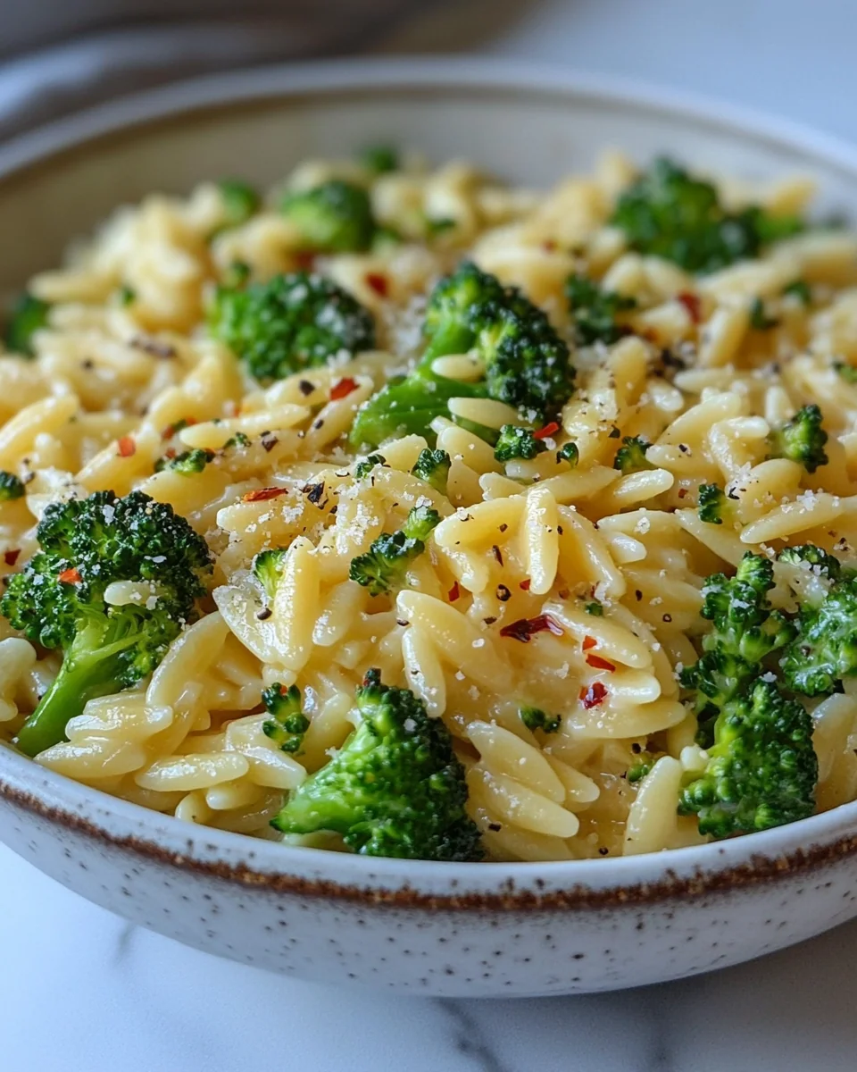 Creamy Parmesan Orzo with Fresh Broccoli - additional image