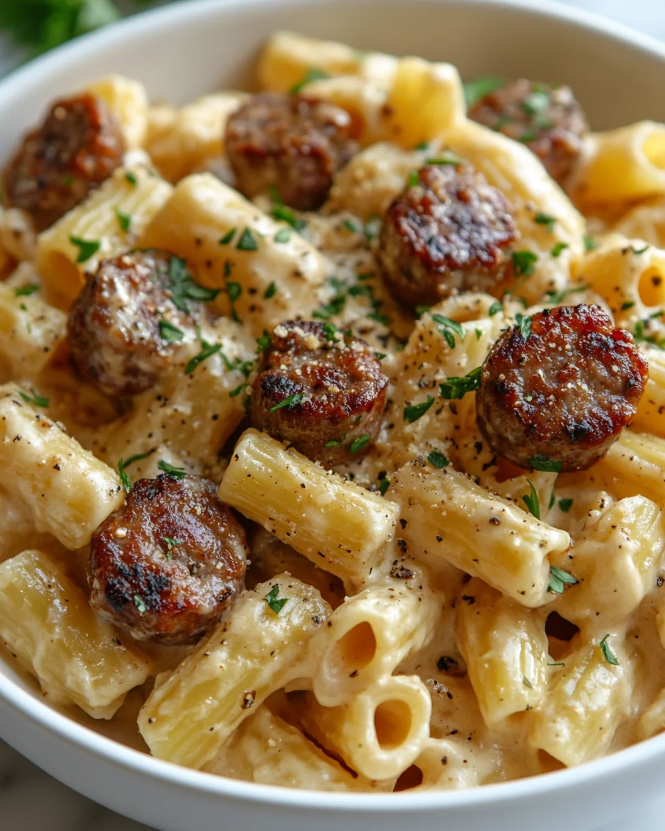 Creamy Homemade Sausage Pasta - additional image