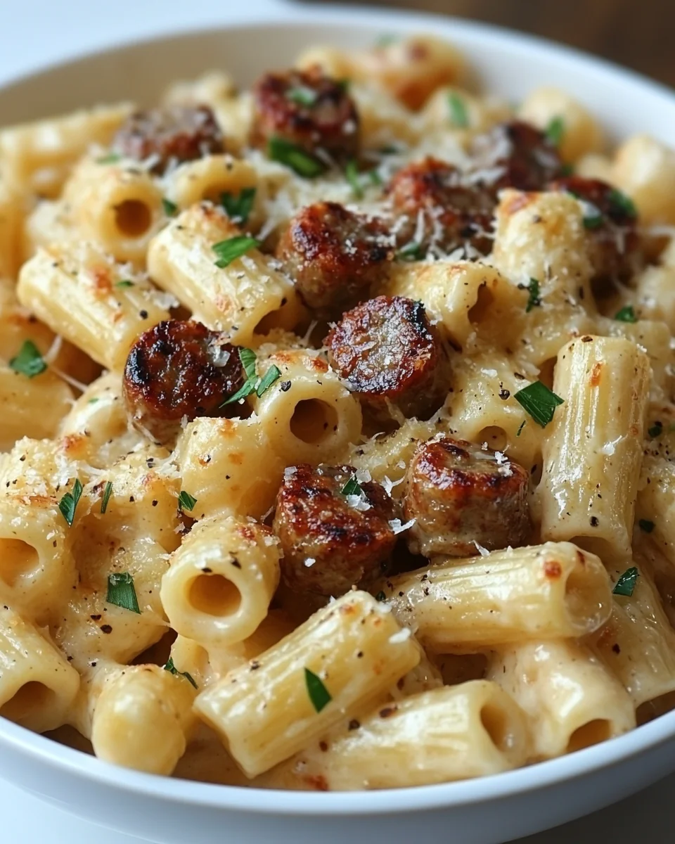 Creamy Tuscan Sausage Pasta Recipe That's Simply Delicious - additional image