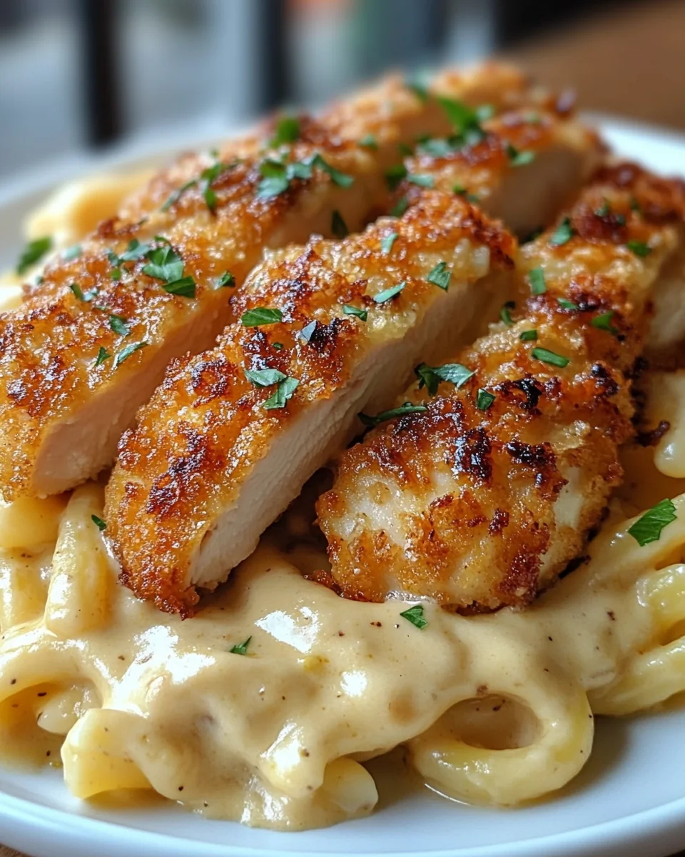 Crispy Chicken with Creamy Pasta for a Cozy Night - additional image