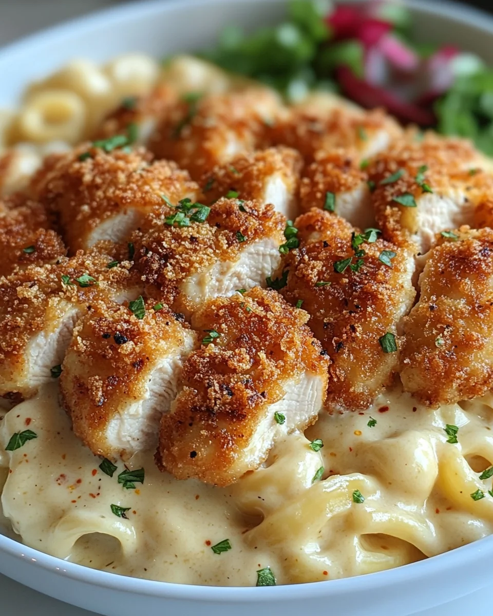 Crispy Chicken with Creamy Pasta for a Cozy Night - additional image