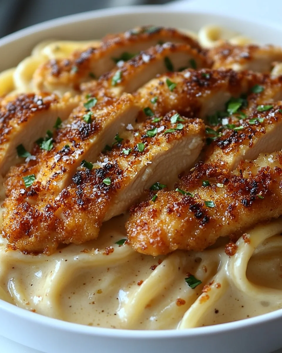 Crispy Chicken with Creamy Pasta for a Cozy Night - additional image