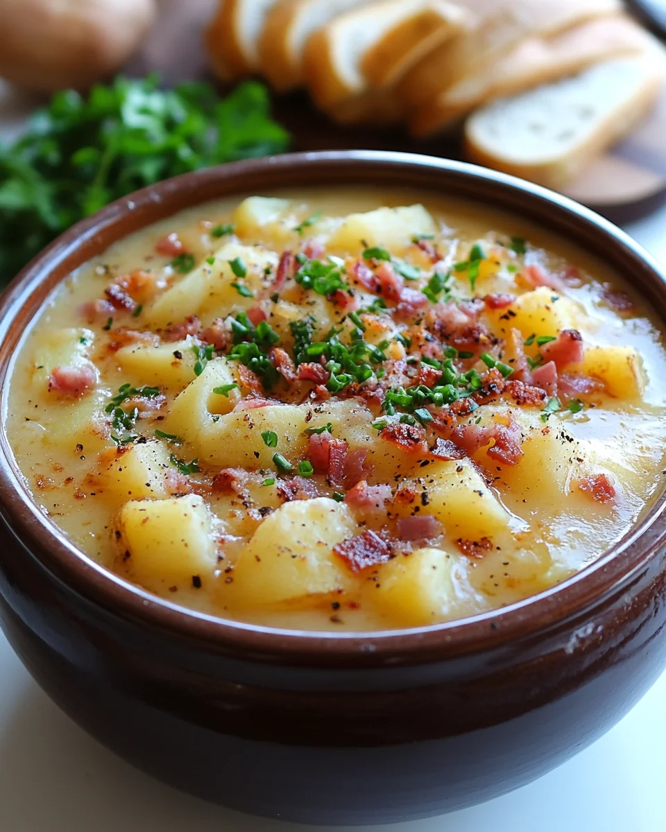 Creamy Homemade Crack Potato Soup - additional image