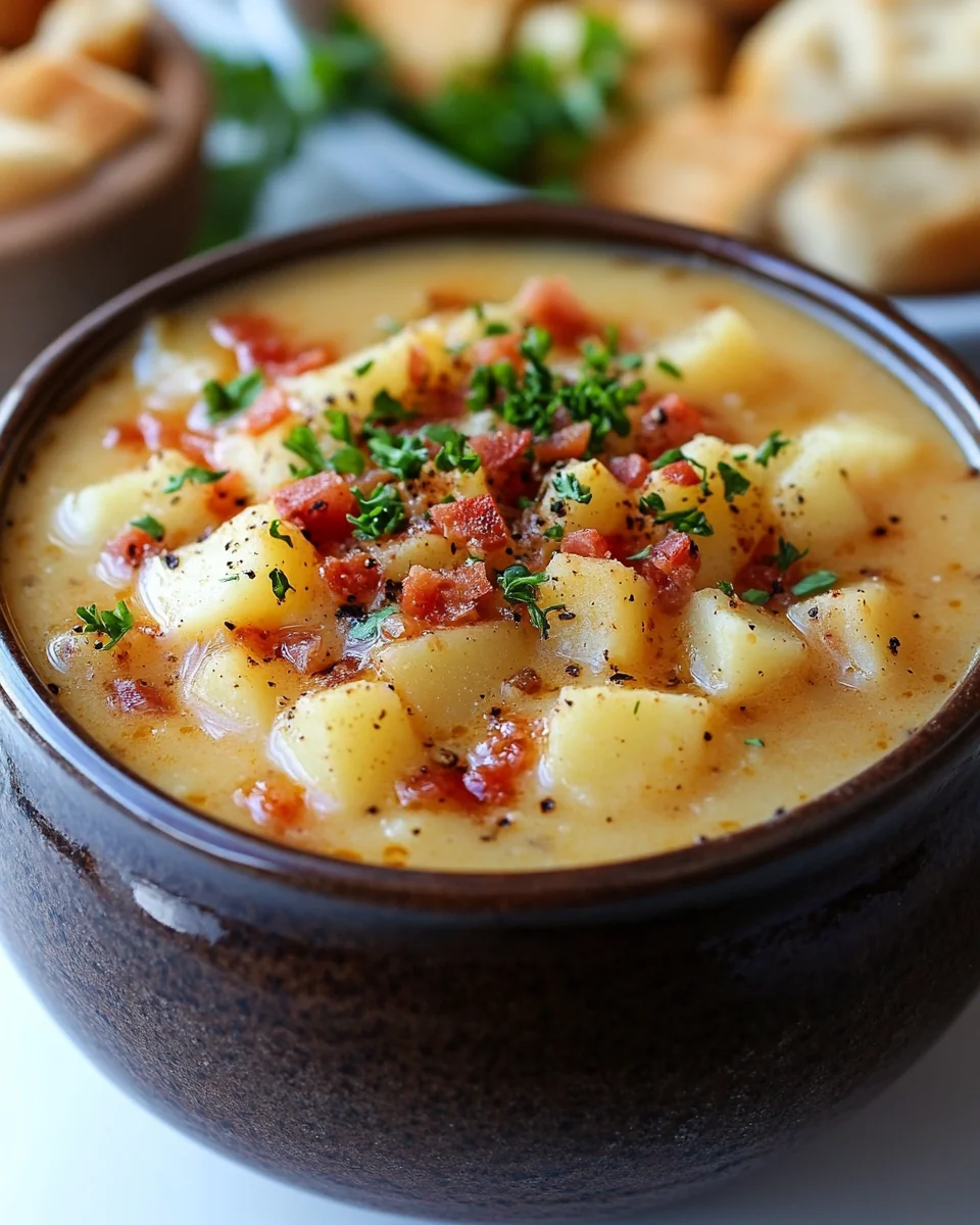 Creamy Homemade Crack Potato Soup - additional image