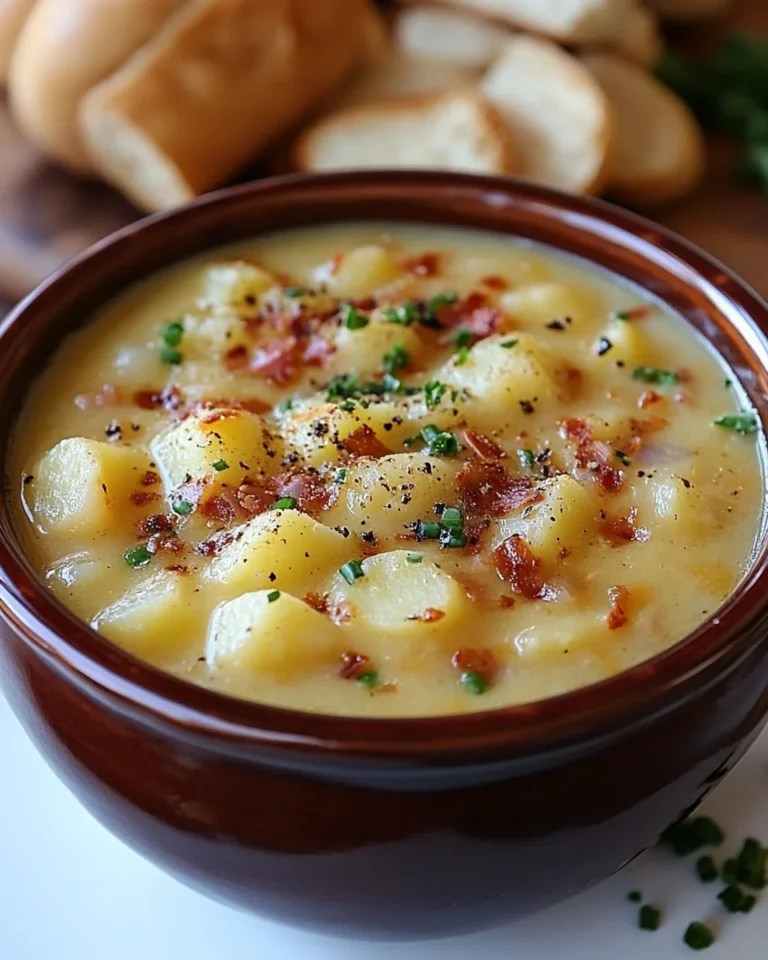 Creamy Homemade Crack Potato Soup