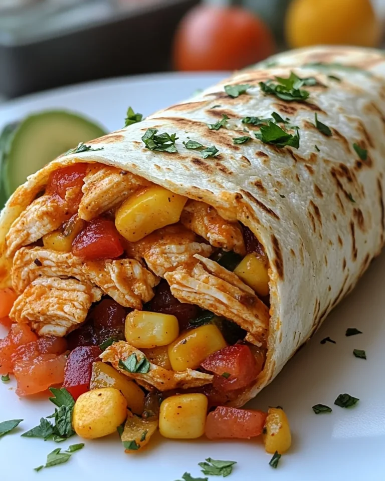 Crispy Southwestern Chicken Wrap For A Quick And Easy Meal