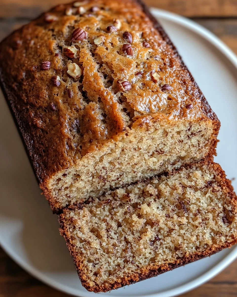 Simple Homemade Banana Nut Bread - additional image