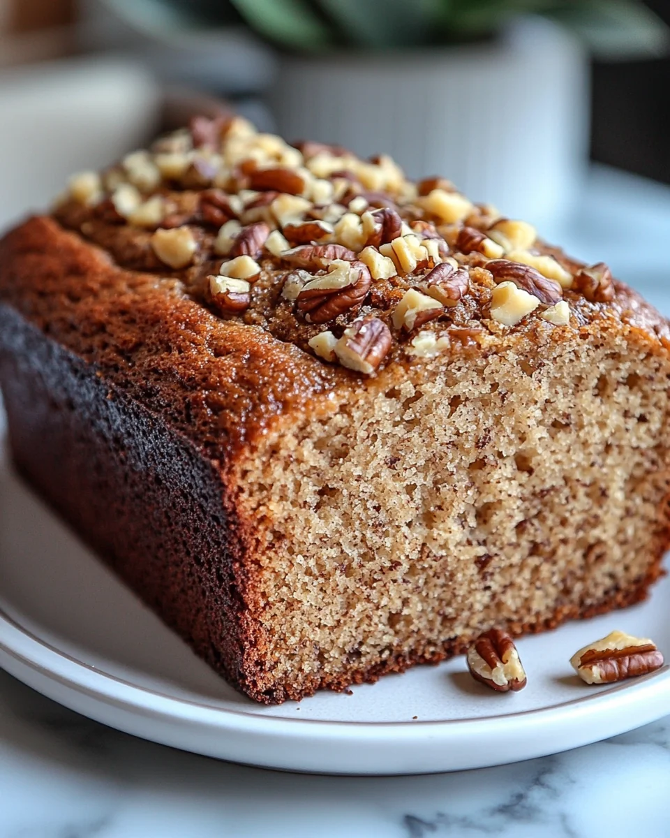 Simple Homemade Banana Nut Bread - additional image