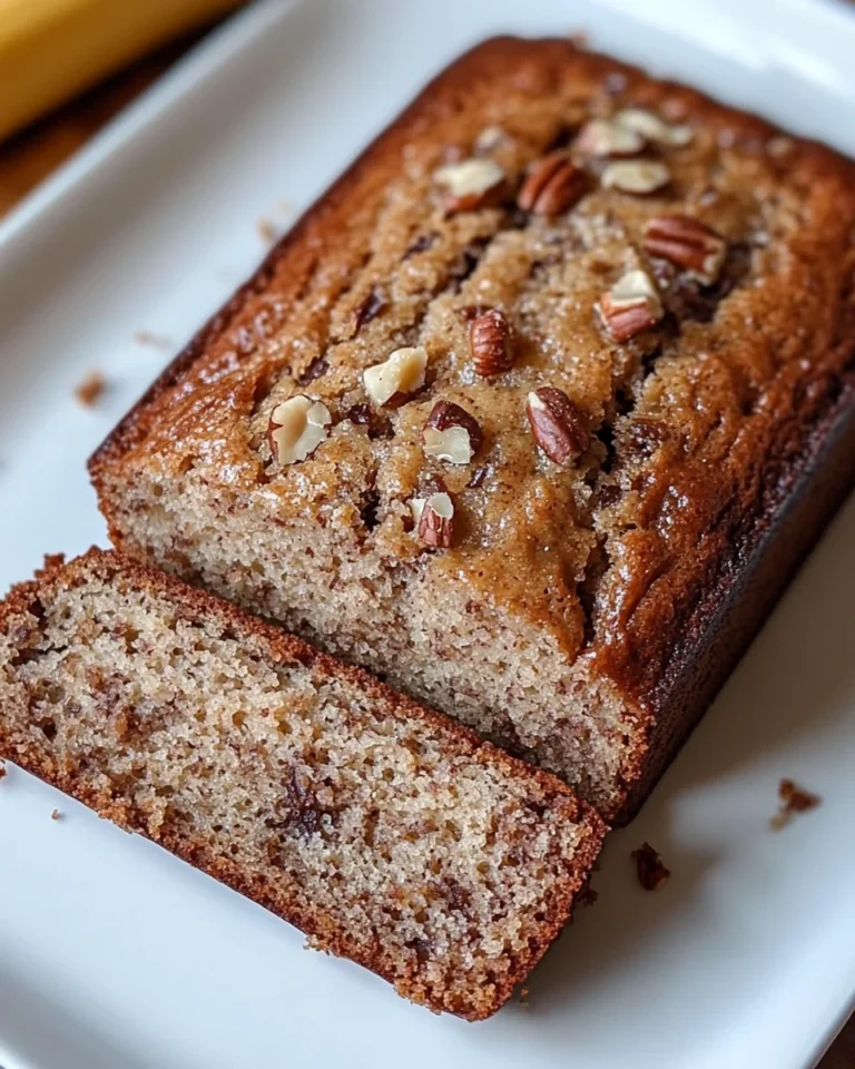 Simple Homemade Banana Nut Bread