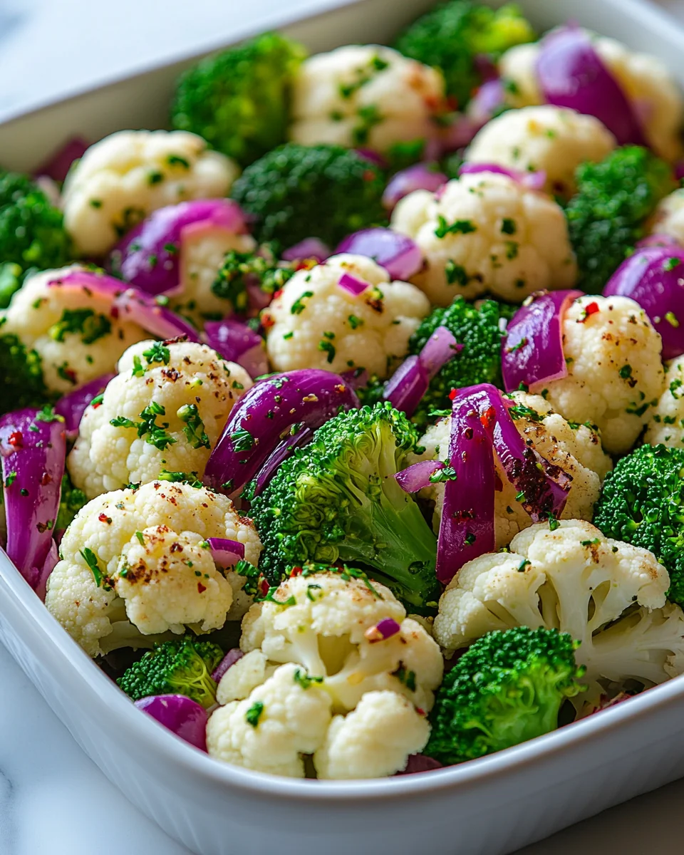 Simple Broccoli Cauliflower Salad Recipe - additional image