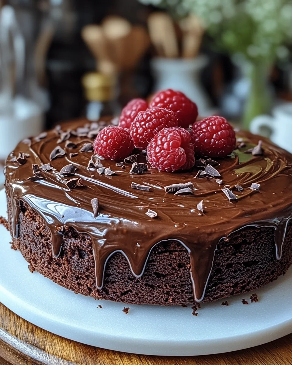 Simple Vegan Chocolate Cake - additional image