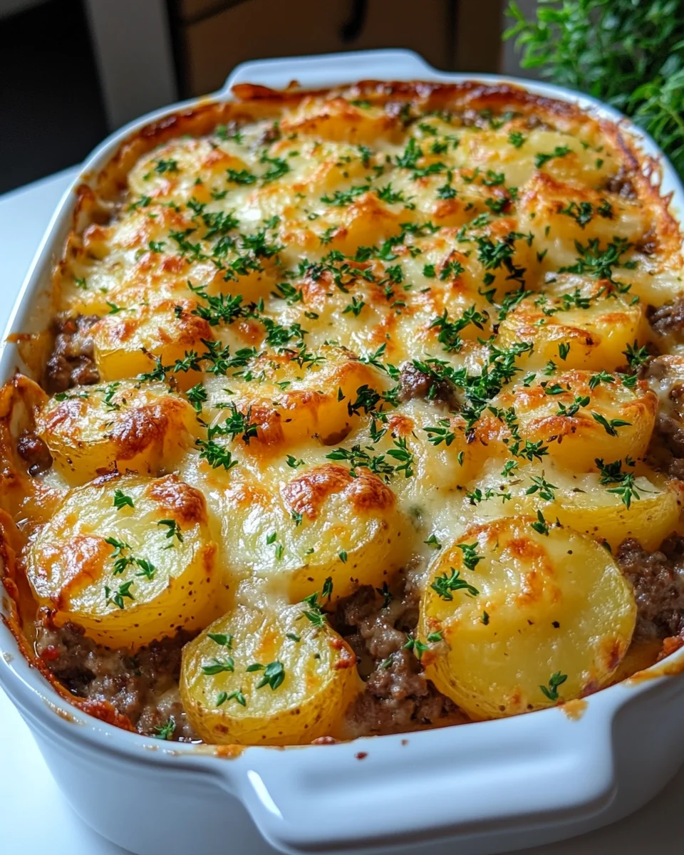 Simple Hamburger Potato Casserole - additional image