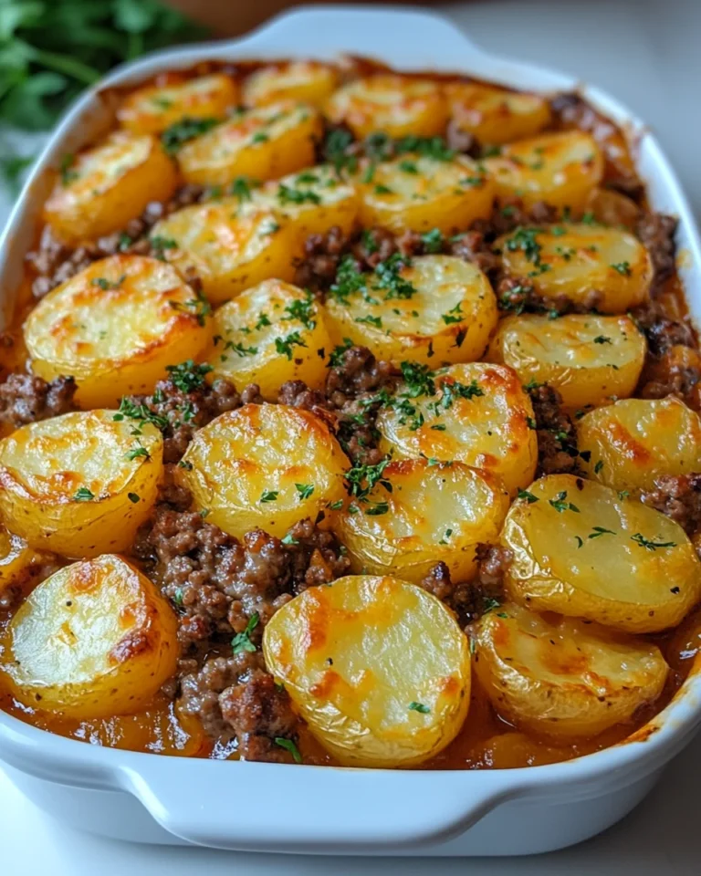 Simple Hamburger Potato Casserole