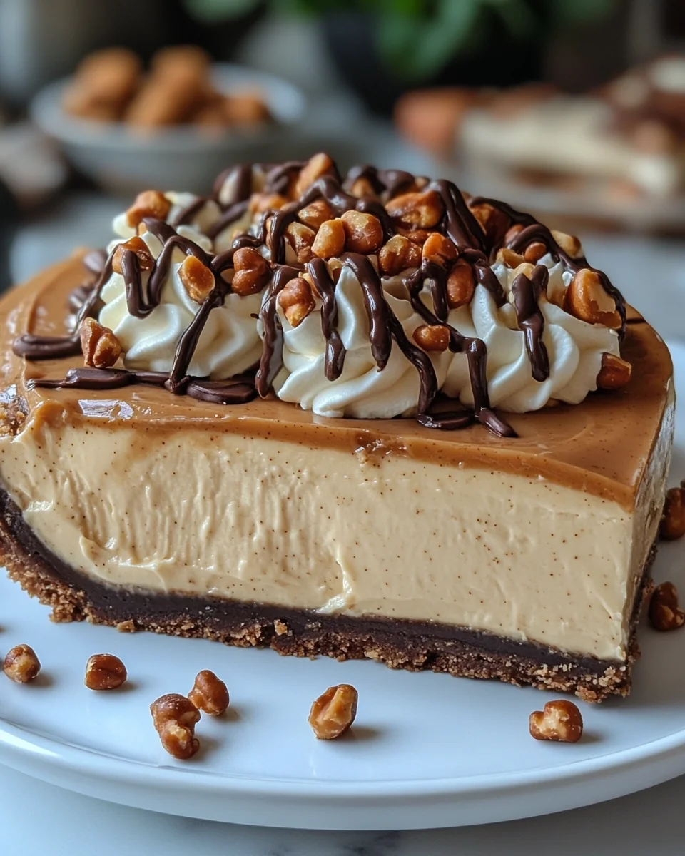 Simple No-Bake Peanut Butter Pie - additional image