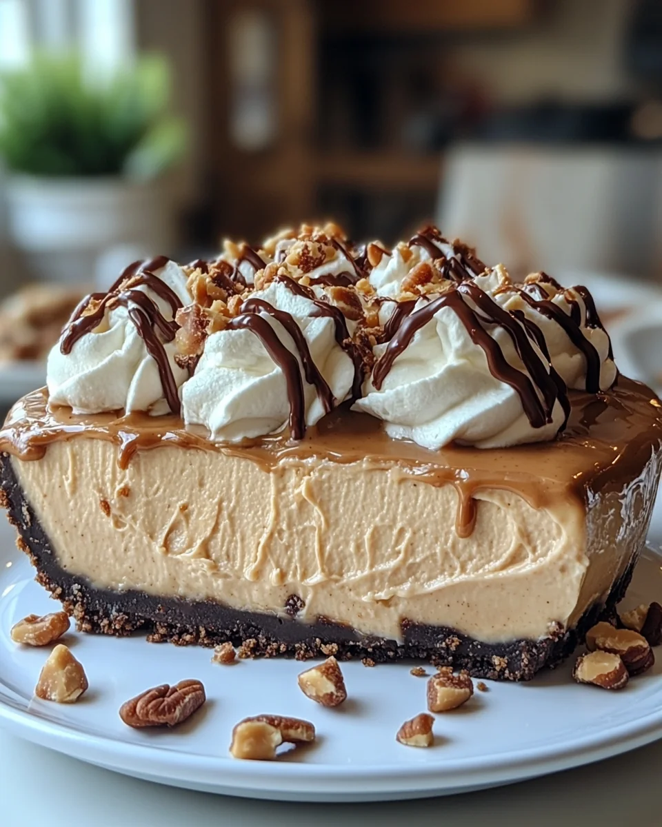 Simple No-Bake Peanut Butter Pie - additional image