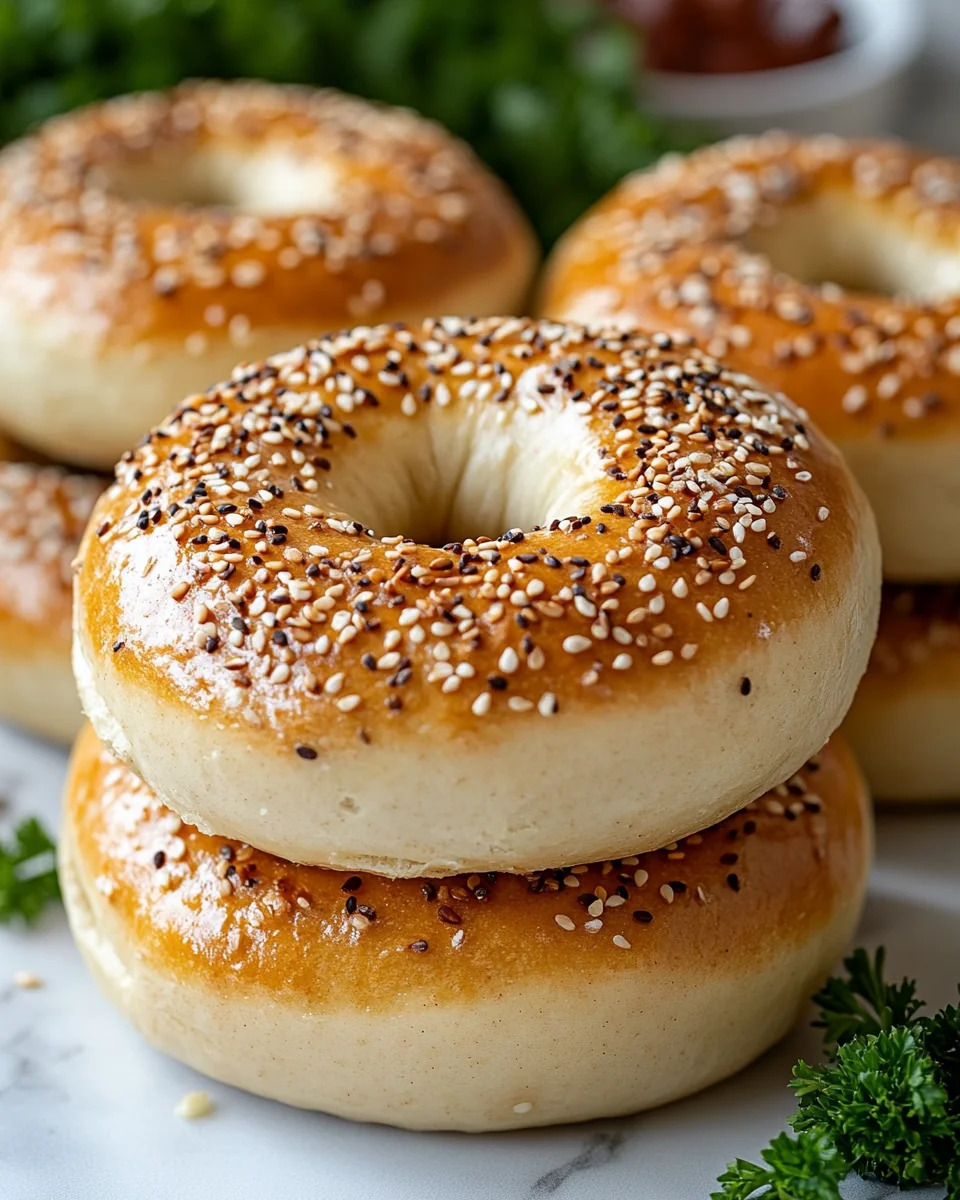 Simple Homemade Sourdough Bagels - additional image