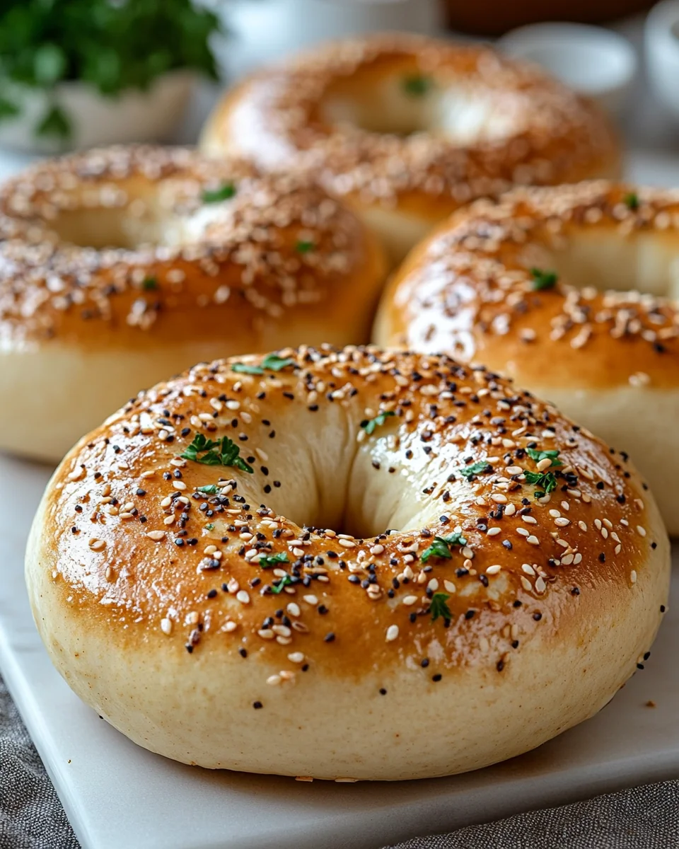 Simple Homemade Sourdough Bagels - additional image