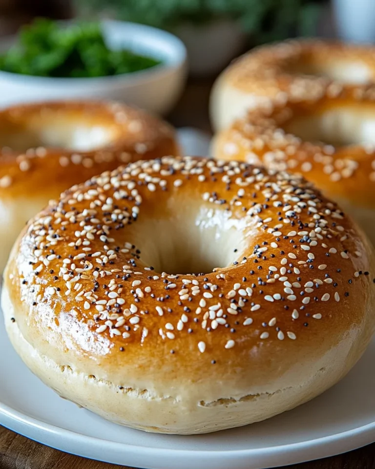 Simple Homemade Sourdough Bagels