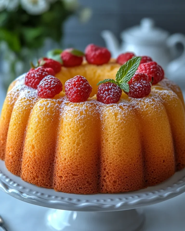 Simple Vanilla Pound Cake Recipe