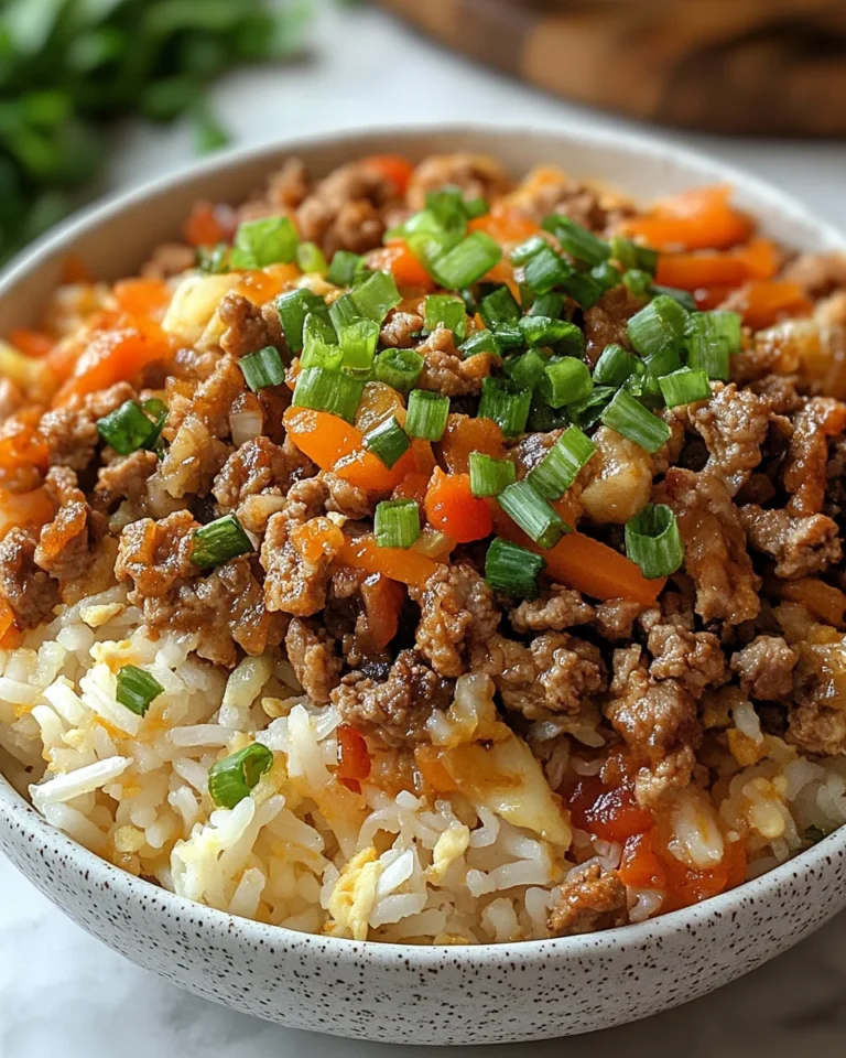 Savory Egg Roll in a Bowl for a Quick and Easy Meal