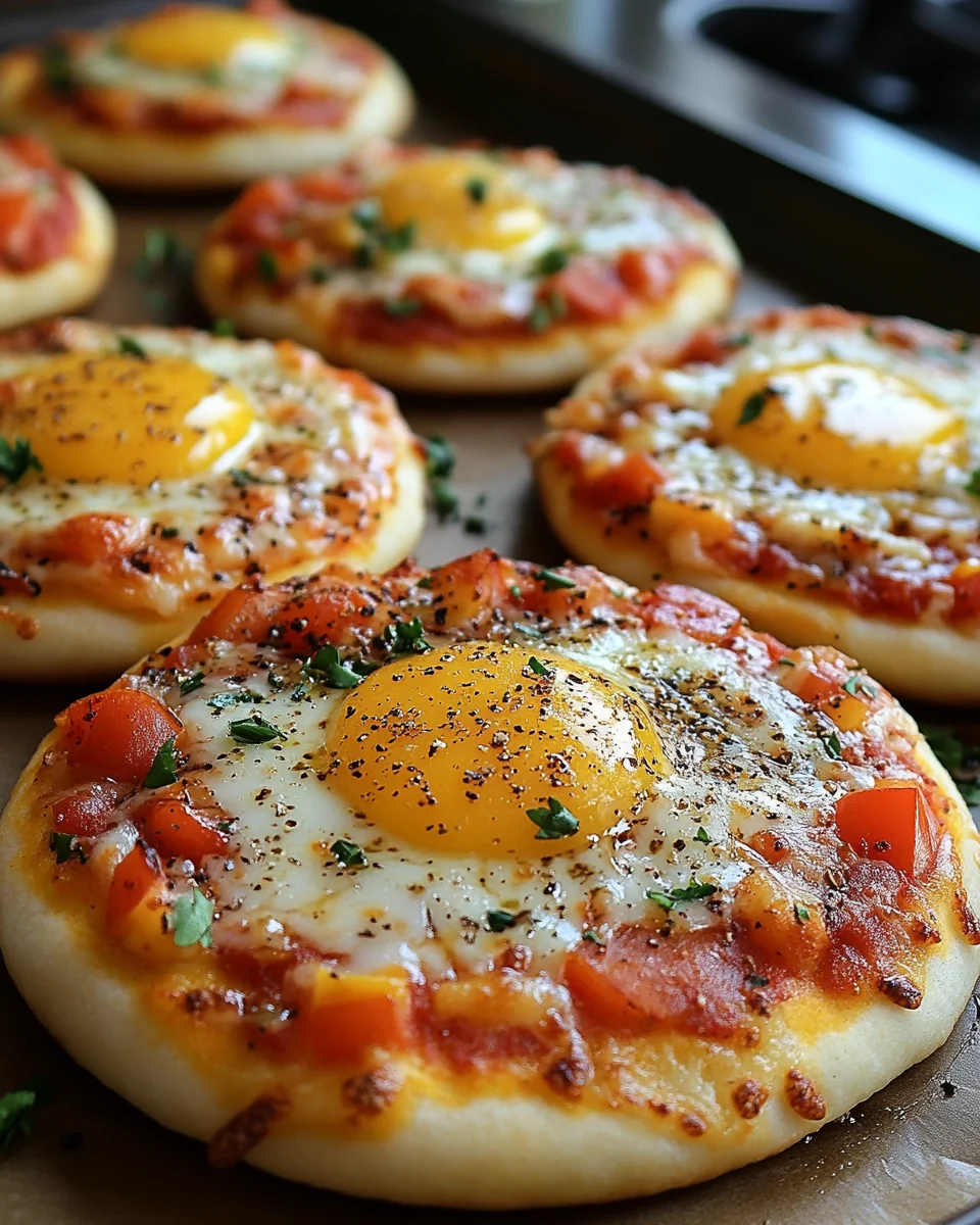 Homemade English Muffin Breakfast Pizza Delight - additional image