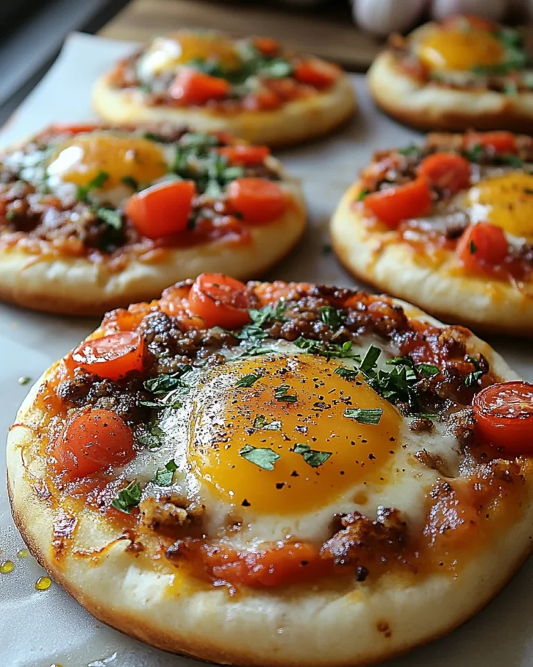 Homemade English Muffin Breakfast Pizza Delight