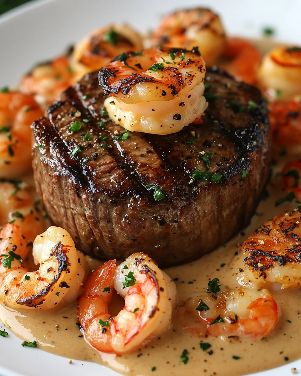 Filet Mignon with Shrimp and Creamy Lobster Sauce - additional image