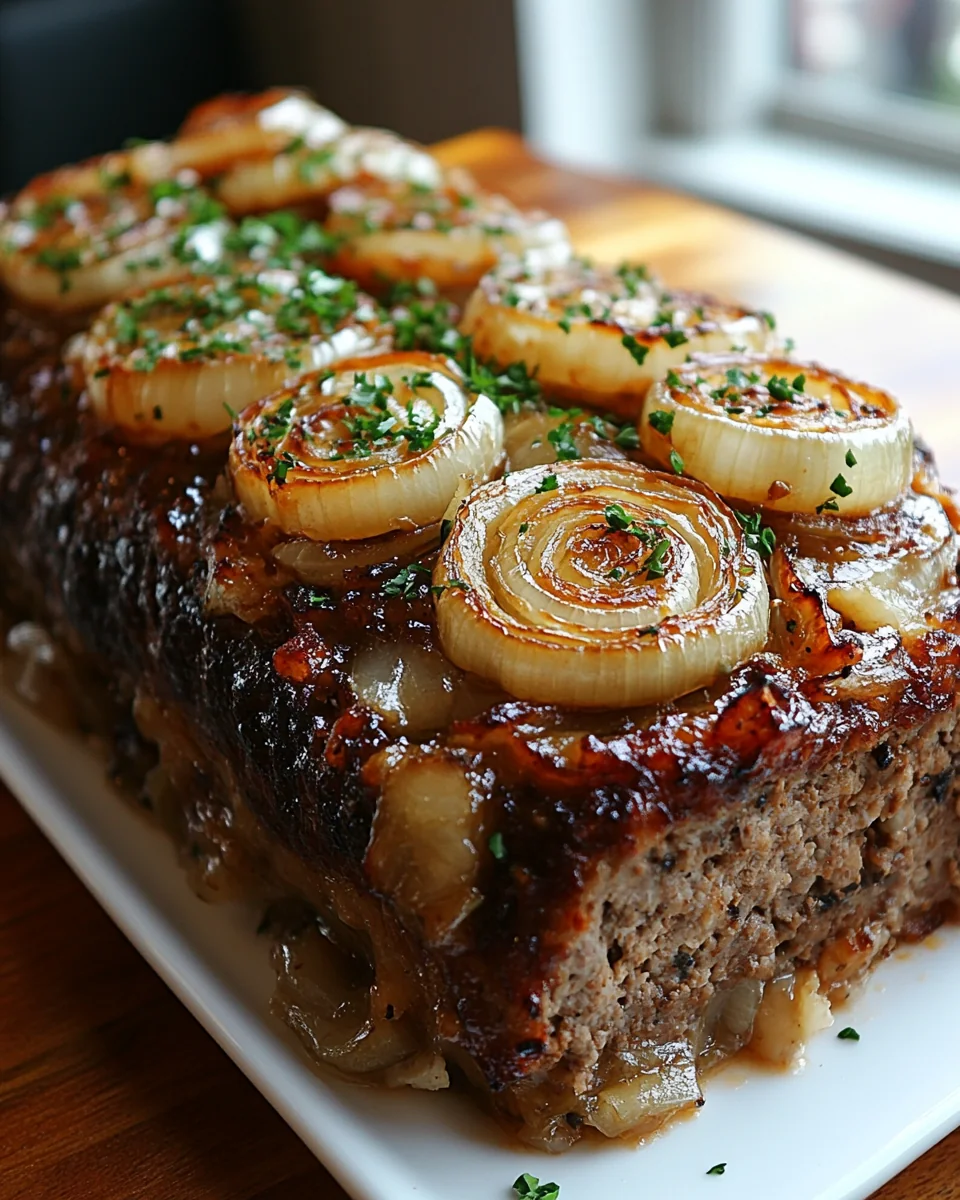 Classic French Onion Meatloaf Recipe - additional image