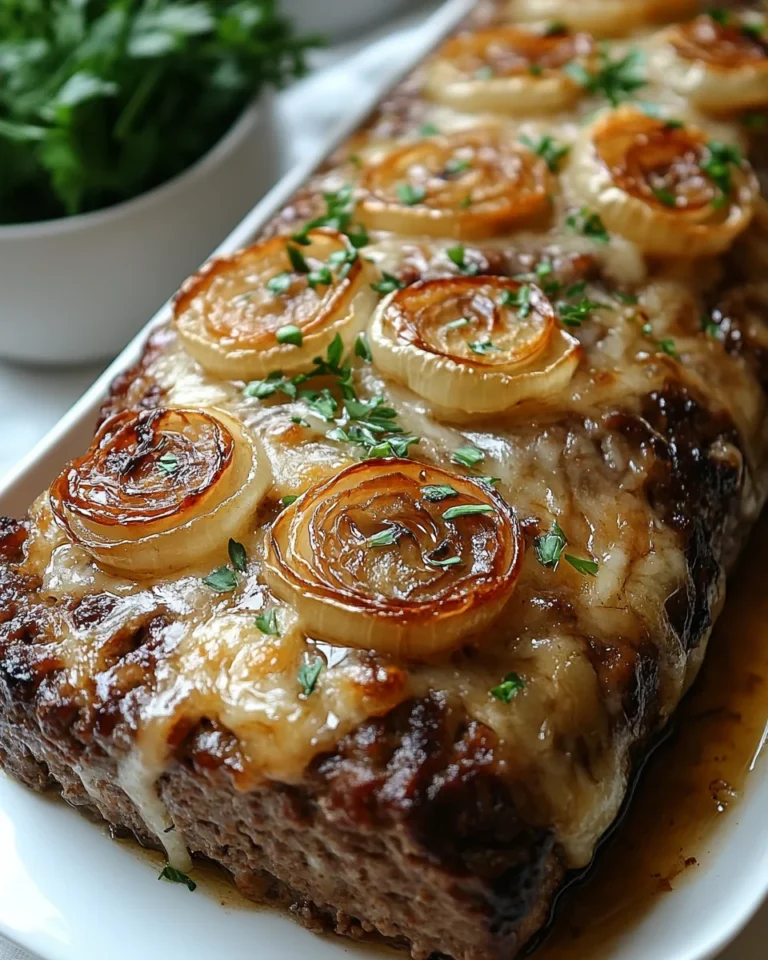 Classic French Onion Meatloaf Recipe