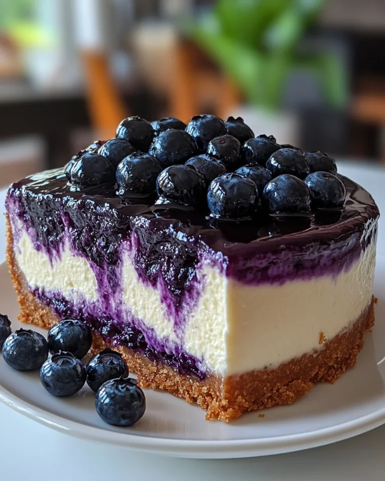 Delicious Fresh Blueberry Cheesecake Recipe