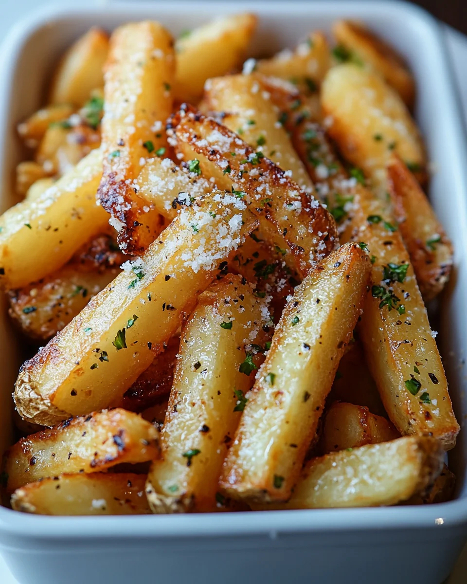 Simple Garlic Parmesan Fries - additional image