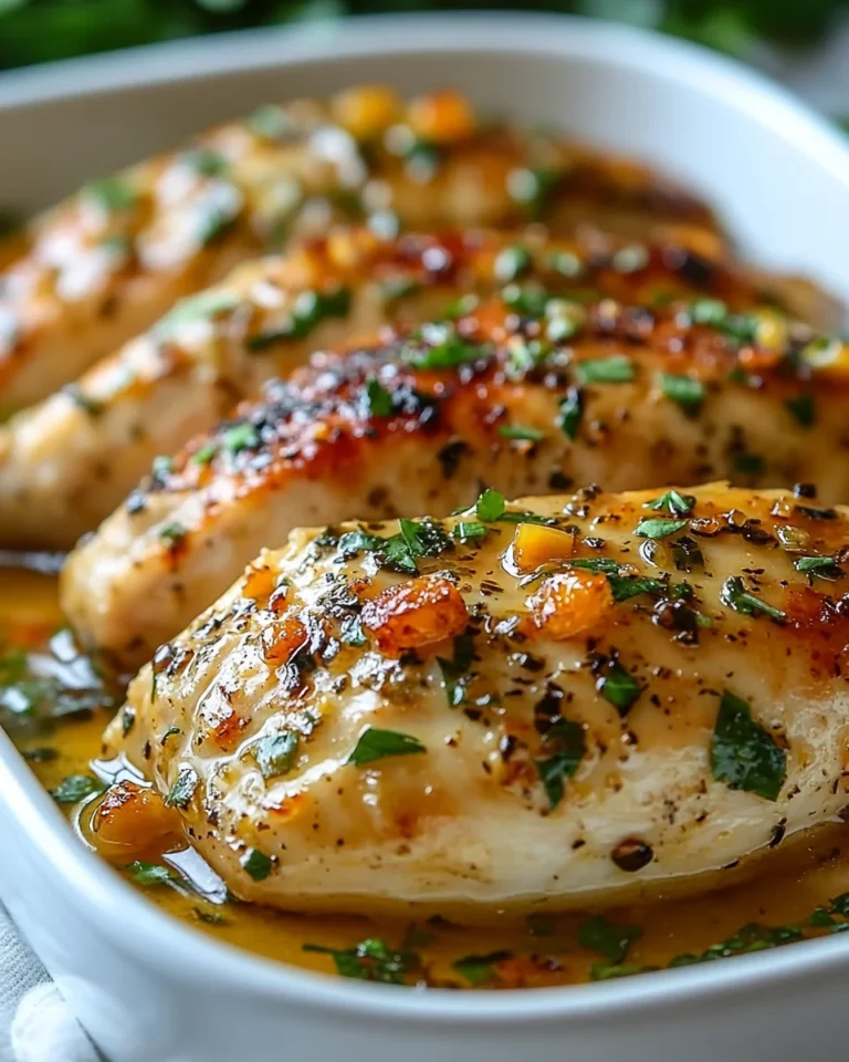 Garlic Butter Oven-Baked Chicken Breast Recipe