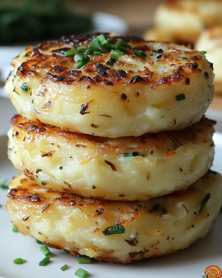 Savory Garlic Chive Mashed Potato Puffs