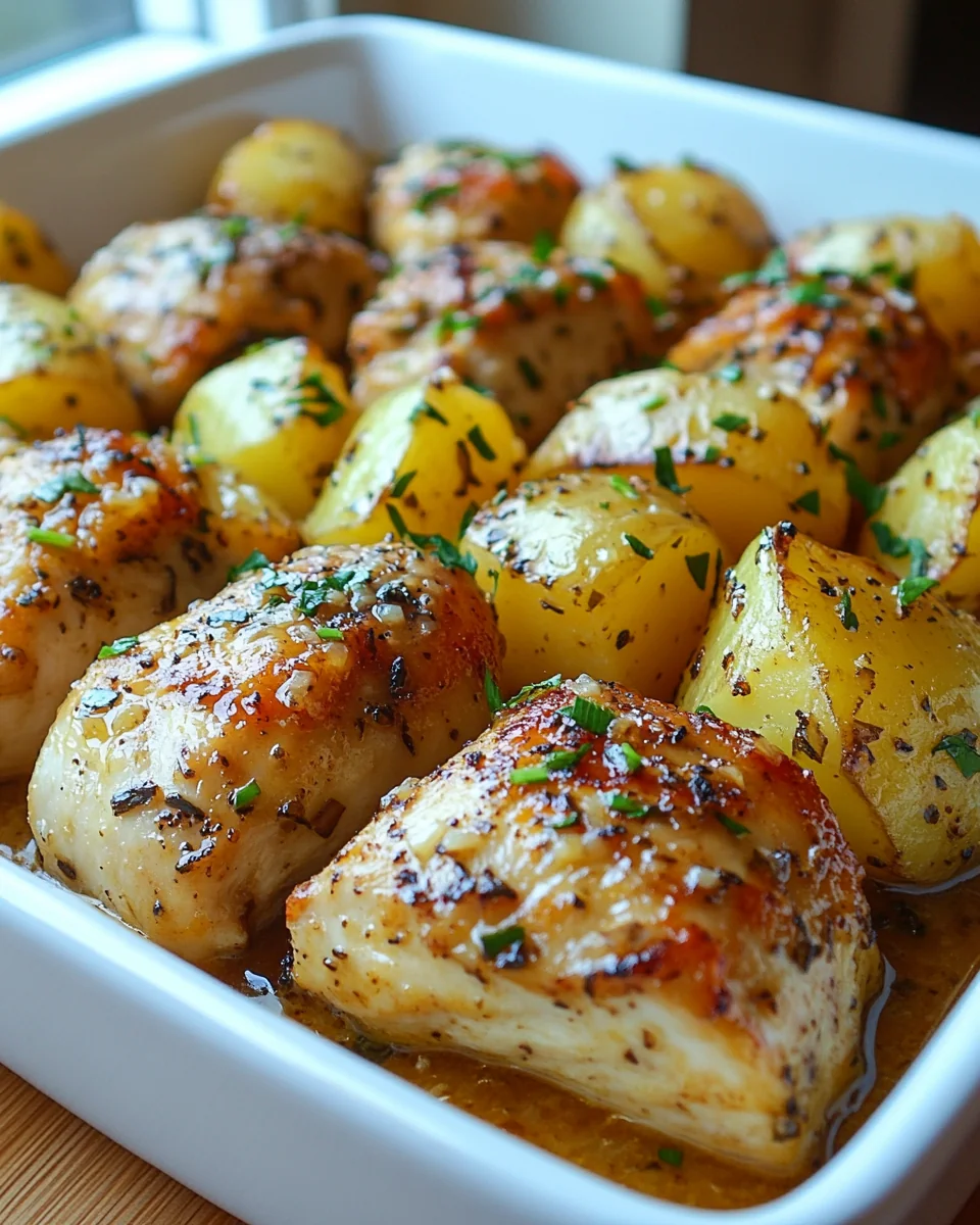 Garlic Parmesan Chicken and Potatoes One-Pan Comfort Meal - additional image
